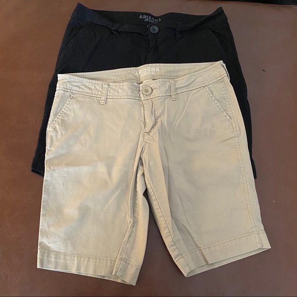 Arizona Jean Long Line Shorts - Picture 2 of 5